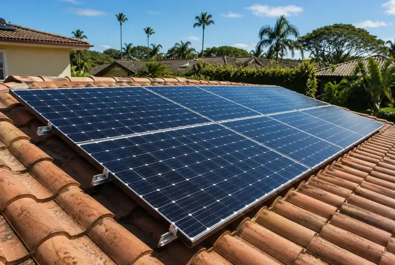 Installation de panneaux solaires à Azolette